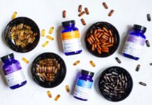 “나만의 맞춤 영양, 실속 있게 챙기기…보충제 트렌드와 건강 실천법” blue and white plastic bottle beside brown round ashtray